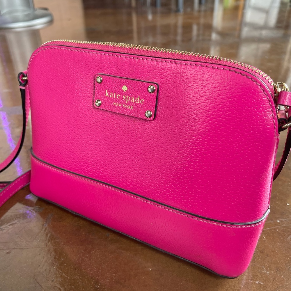 Kate Spade Fuschia Small Dome Crossbody